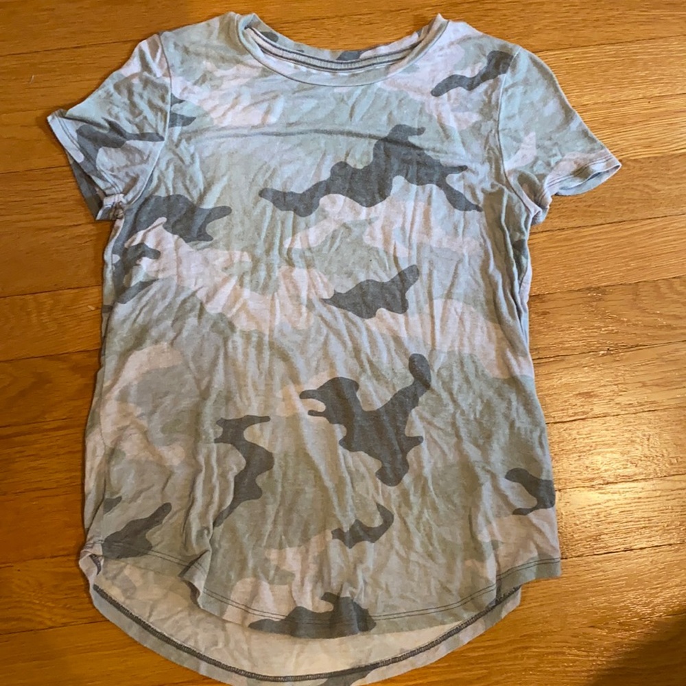 light green camo shirt
